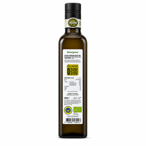 500 ml — Bittergreen ekstra deviško oljčno olje